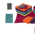 Terry towels ZT-MODRIAN Shower curtains, Kitchen linen, Floorcarpets, Summerproducts, bedding, floor cloth, Handkerchiefs, Linen